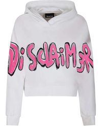 DISCLAIMER - Crop Jersey Hoodie Urbaner Stil - Lyst