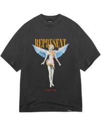 Represent - Reborn t-shirt in gealtert schwarz - Lyst
