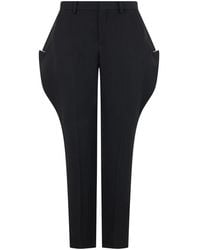 Moschino - Broeken ,Zwart ,Wol Maatwerkbroek Van Scheerwol - Lyst