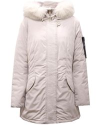 Peuterey - Gefütterte Jacke Mit Echtpelzbesatz - Lyst