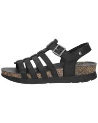 Panama Jack - Schoenen ,Zwart ,Sasha Sandalen Plat - Lyst