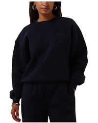 Modström - Hoodies & Sweatvesten ,Blauw ,Katoen Tia Md Sweater - Lyst