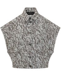 IRO - Jassen ,Grijs ,Tweed Estel Overshirt - Lyst