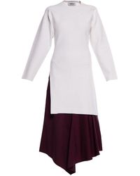 Ambush Long-sleeved Dress - Wit