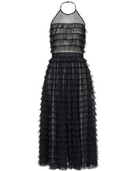 Pinko - Corrientes Midi Jurk - Lyst