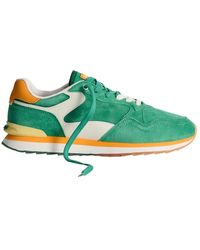 HOFF - Grüne wildleder sneakers - Lyst