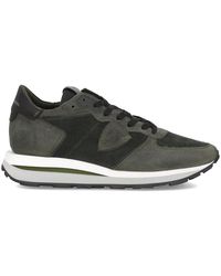 Philippe Model - Schoenen ,Groen ,Katoen Sneakers Trpx Haute Running - Lyst
