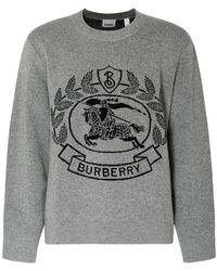 Burberry - Round-Neck Knitwear - Lyst