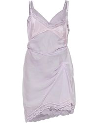 Marc Jacobs - Kleedjes ,Paars ,Leer Lingerie-Stijl Jurk - Lyst