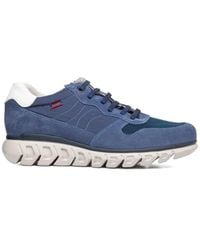 Callaghan - Sneakers Van Suède En Stof Met Haaienzool - Lyst