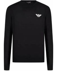 Armani - Round-Neck Knitwear - Lyst