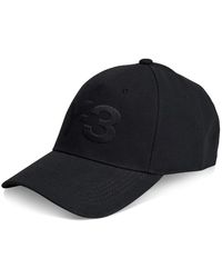 Y-3 - Accessoires ,Zwart ,Katoen Classic Logo Cap - Lyst
