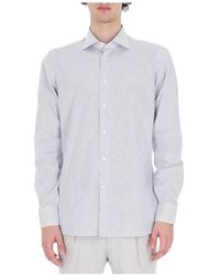 Borriello - Overhemden ,Blauw ,Casual Shirts - Lyst