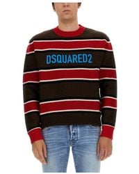 DSquared² - Round-Neck Knitwear - Lyst