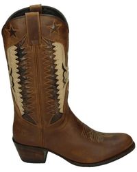 Sendra - Schoenen ,Bruin ,Leer 14145 Debora - Lyst