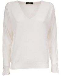 Gran Sasso - V-Neck Knitwear - Lyst