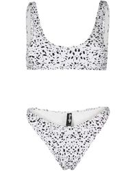 Reina Olga - Weißes bikini mit polka dots coolio - Lyst