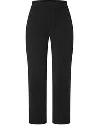 M·a·c - Kurze schwarze hose straight-leg stil - Lyst