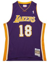 Mitchell & Ness - Fitness ,Paars ,Polyester La Lakers 2009 Paars Jersey Replica - Lyst