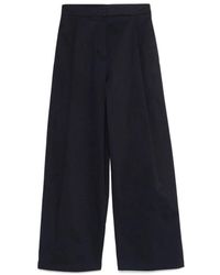 Emporio Armani - Wide Trousers - Lyst