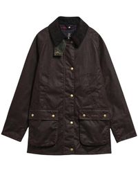 Barbour - Jassen ,Groen ,Katoen Acorn Wax Jacket - Lyst