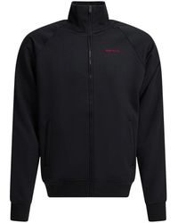 McQueen - Hoodies & Sweatvesten ,Zwart ,Katoen Sweatshirt Met Ritssluiting - Lyst