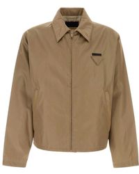 Prada - Re-Nylon Short Zip Jacket - Lyst