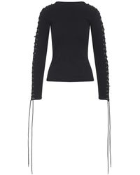 Balenciaga - Tops ,Zwart ,Katoen Zwart T-Shirt & Polo Collectie Aw 25 - Lyst