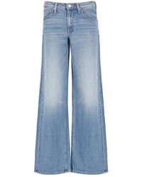 Mother - Blauwe Katoenen Jeans Voor Vrouwen - Lyst