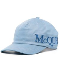 Alexander McQueen - E bestickte Baseballkappe mit Logo - Lyst