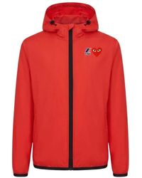 COMME DES GARÇONS PLAY - Full Zip Packable Jacket - Lyst