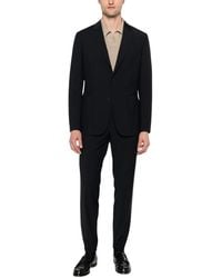ZEGNA - Kostuums ,Zwart ,Leer Ermenegildo Jurken Zwart - Lyst
