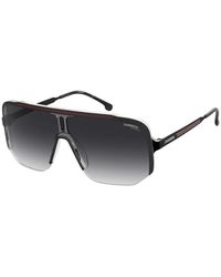 Carrera - Schwarz rote sonnenbrille mit dunkelgrauen gläsern - Lyst