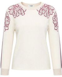 Liu Jo - Round-Neck Knitwear - Lyst