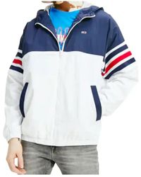 Tommy Hilfiger - Jassen ,Veelkleurig ,Kleur Geblokkeerde Rits Windjack - Lyst