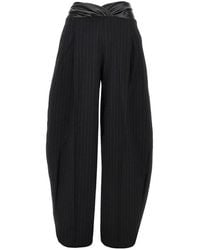 ANDAMANE - Broeken ,Zwart ,Katoen Gabardine 'Astra' Broek - Lyst