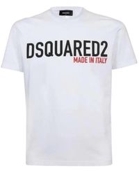 DSquared² - Weiße Herren T-Shirt Stay Cool - Lyst