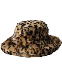 Dolce & Gabbana - Leoparden eimer hut braun pelz - Lyst