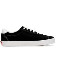 Vans - Schoenen ,Zwart ,Suède Sport Laag Zwart/Wit Sneakers - Lyst