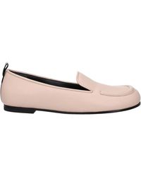 Premiata - Roze Leren Loafer Met Achterlogo - Lyst