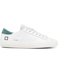 Date - Leder-sneaker mit wildleder-details - Lyst