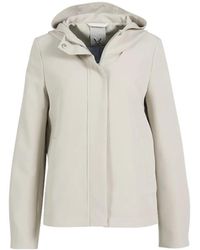 Fuchs & Schmitt - City Jacke Mit Kapuze Und Taschen - Lyst
