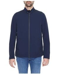 Suns - Jassen ,Blauw ,Nylon Lichtgewicht Nylon Spandex Jas - Lyst