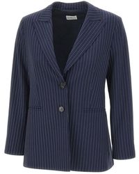 Marella - Jassen ,Blauw ,Leer Nelson Blazer - Lyst