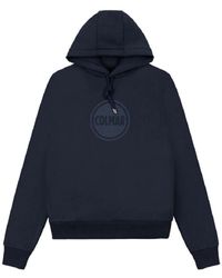 Colmar - Hoodies & Sweatvesten ,Blauw ,Katoen Blauwe Hooded Sweater Met 3D Logo Print - Lyst