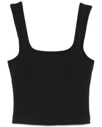 Entire studios - Tanktop Met Vierkante Hals - Lyst