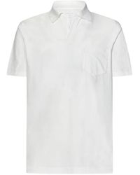 Sease - Weiße gerippte polo-t-shirt - Lyst