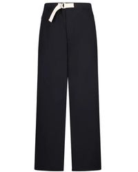 Jil Sander - Baumwollhosen Für Stilvollen Komfort - Lyst