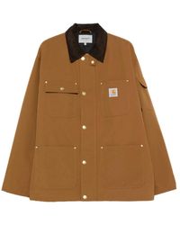Carhartt - Jassen ,Bruin ,Clapton Jacket - Lyst