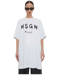 MSGM - T-Shirts - Lyst